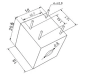 مستشعر جهد التيار المتردد غير الجراحي
